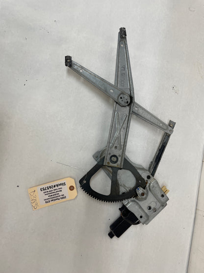 2004 Pontiac GTO LH Driver Front Window Regulator w/ Motor OEM - Day's Parts Yard