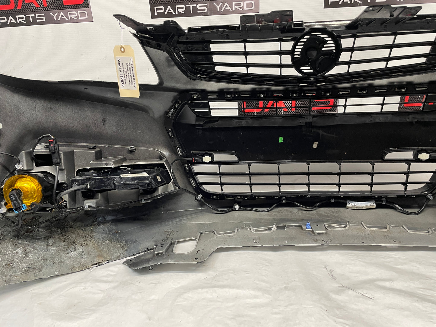 2015 Chevy SS Sedan Complete Front Bumper Cover Fascia OEM DAMAGED