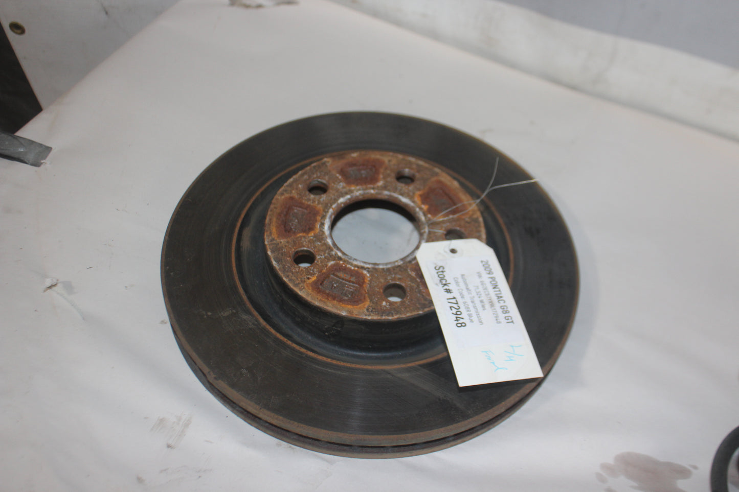 2009 Pontiac G8 GT Front Brake Calipers and Rotors OEM
