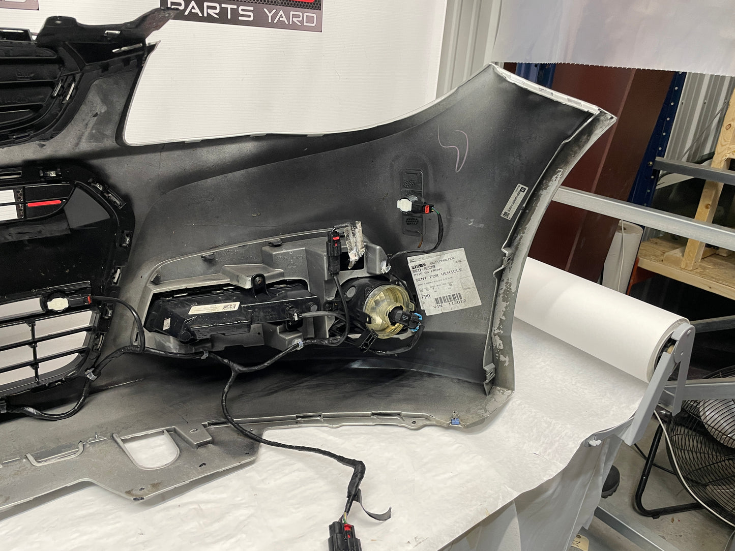 2015 Chevy SS Sedan Complete Front Bumper Cover Fascia OEM DAMAGED