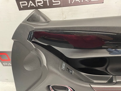 2013 Chevy Camaro ZL1 RH Passenger Carbon Flash Front Interior Door Panel OEM - Day's Parts Yard
