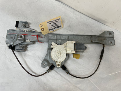 2010 Cadillac CTS-V Sedan RH Passenger Rear Window Regulator w/ Motor OEM