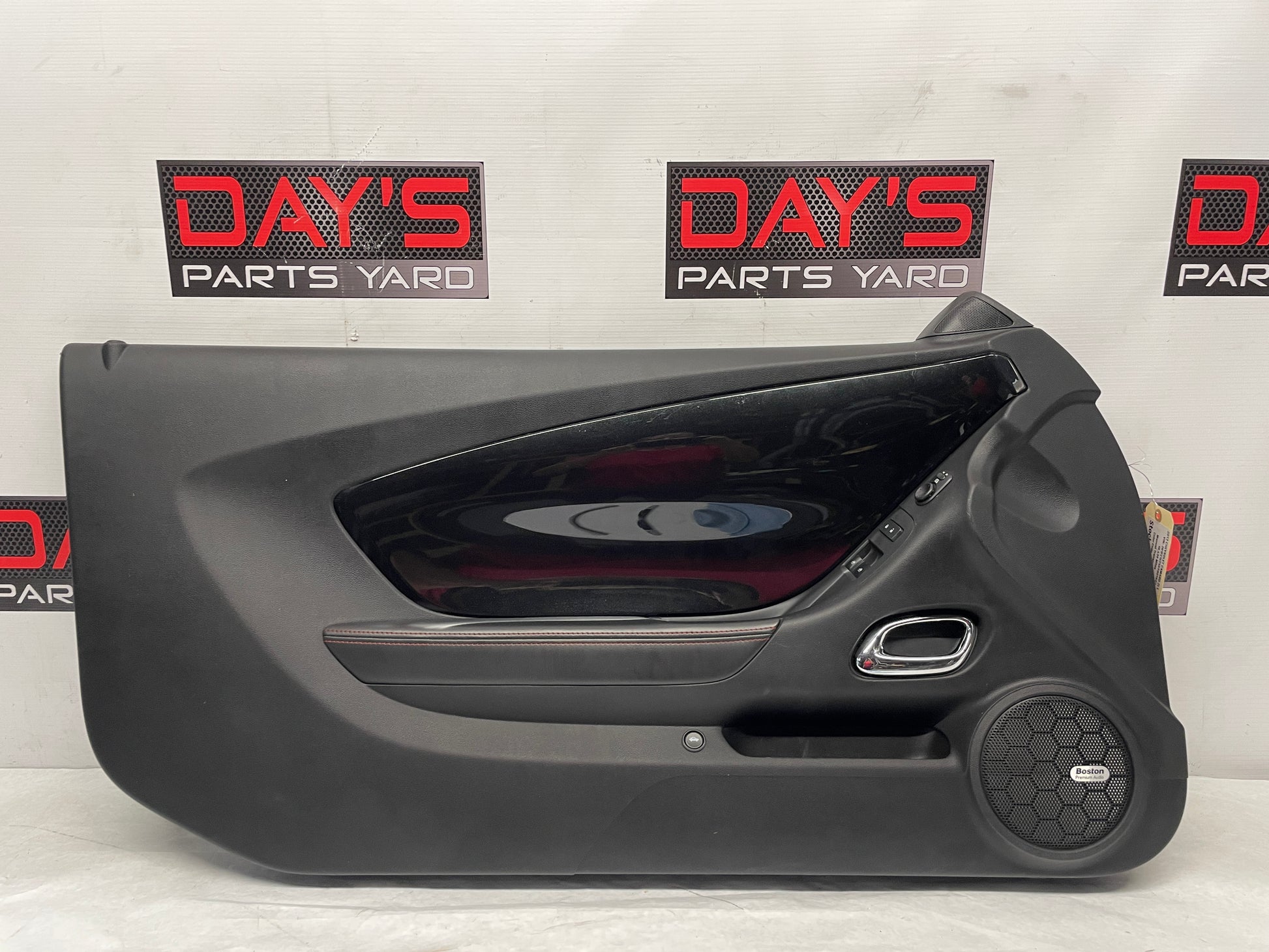 2013 Chevy Camaro ZL1 LH Driver Carbon Flash Front Interior Door Panel OEM - Day's Parts Yard