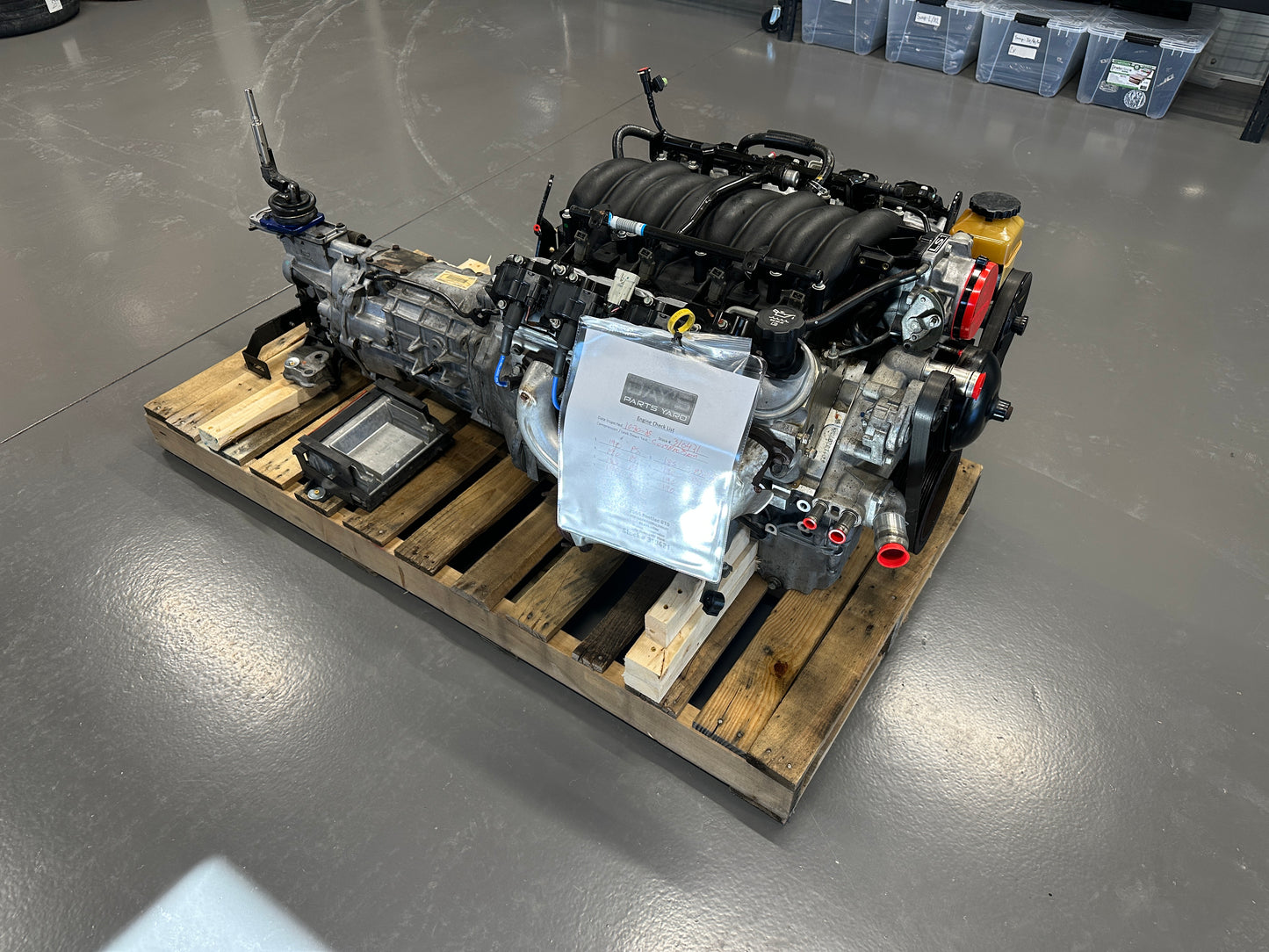 5.7L LS1 Engine T56 Manual Transmission Drivetrain Pullout 350HP 55K