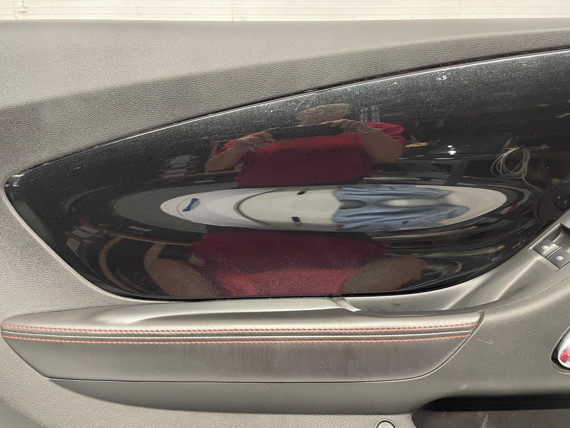 2013 Chevy Camaro ZL1 LH Driver Carbon Flash Front Interior Door Panel OEM - Day's Parts Yard