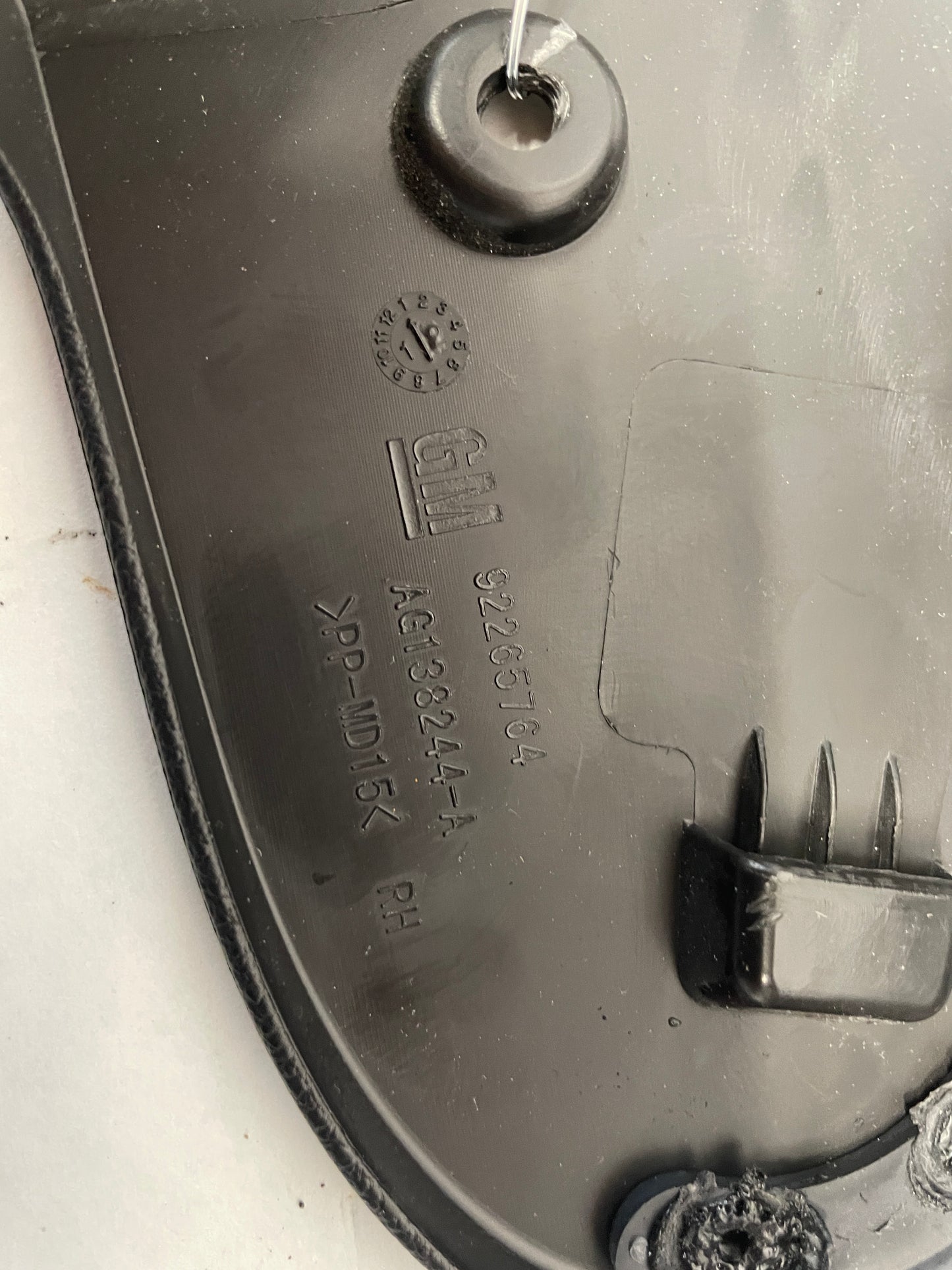2017 Chevy SS Sedan RH Passenger Seat Inner Recliner Bolt Cover Trim OEM