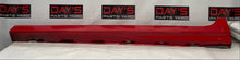 2009 Pontiac G8 LH Driver Rocker Molding Side Skirt Panel Red OEM - Day's Parts Yard