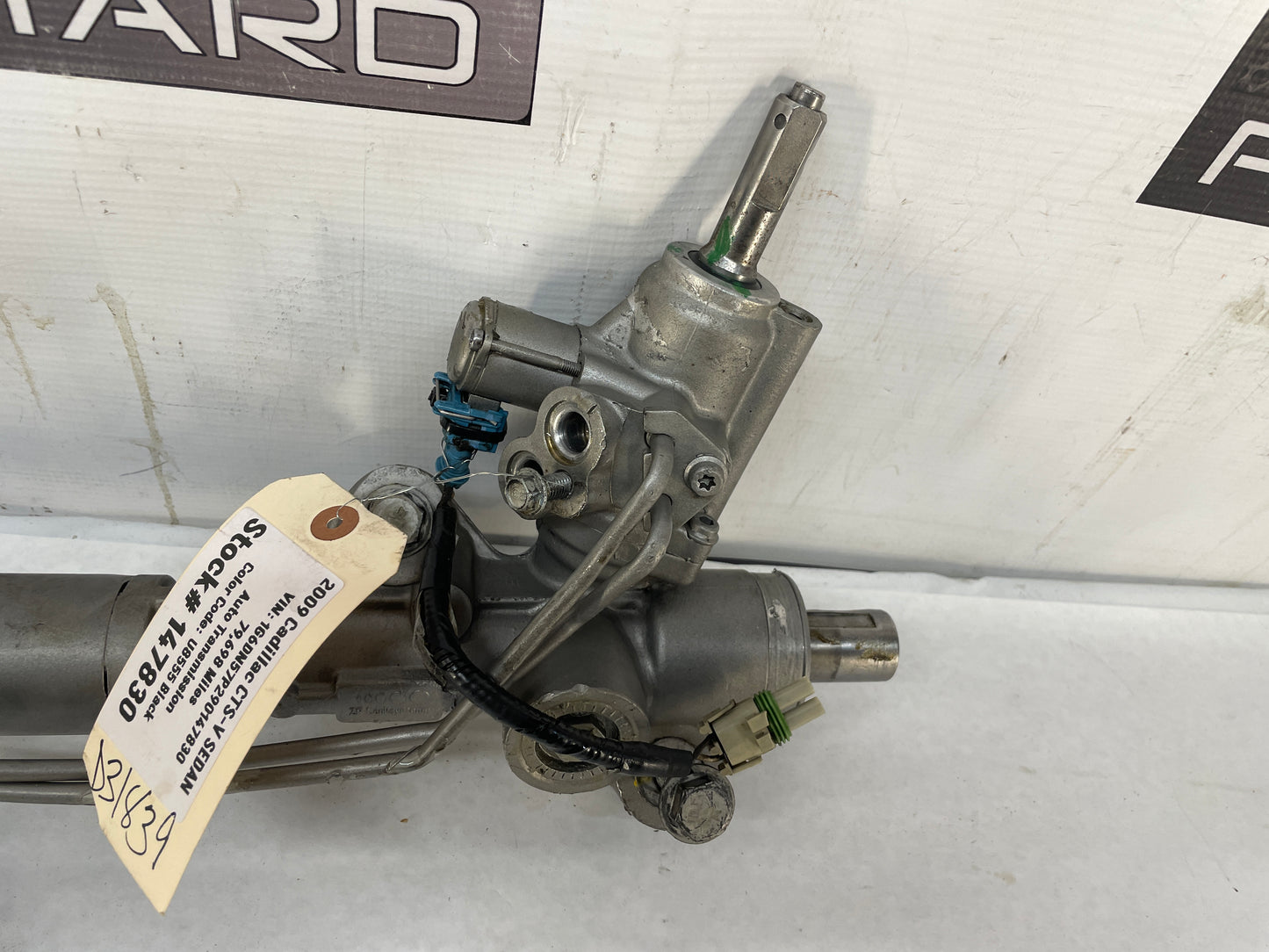 2009 Cadillac CTS-V Sedan Hydraulic Rack and Pinion Steering Gear OEM - Day's Parts Yard