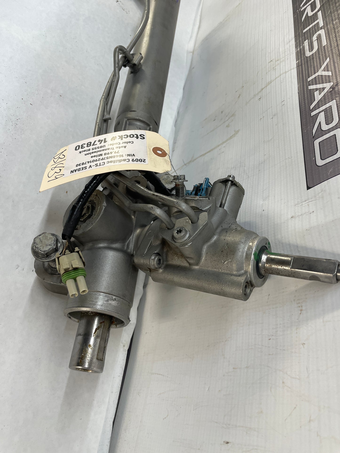 2009 Cadillac CTS-V Sedan Hydraulic Rack and Pinion Steering Gear OEM - Day's Parts Yard