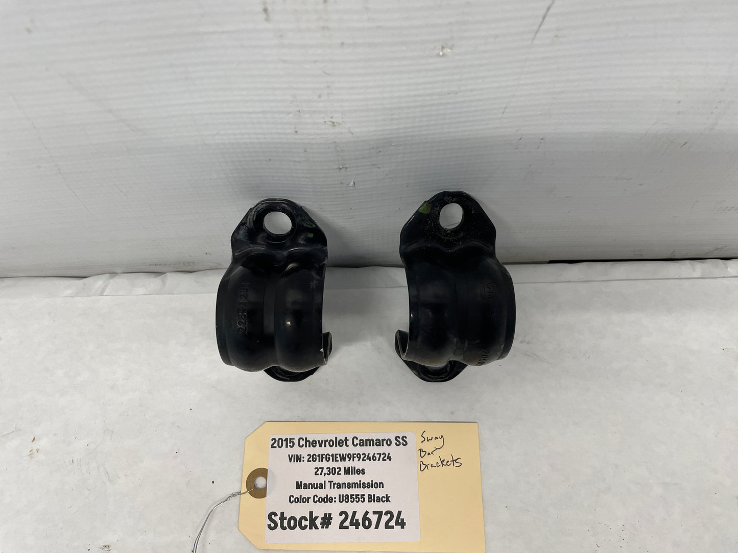 2015 Chevy Camaro SS Front Sway Bar Brackets OEM