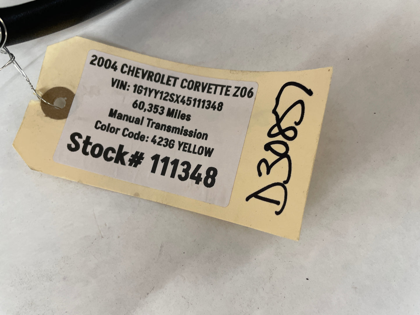 2004 Chevy C5 Corvette Z06 LH Driver Interior Door Handle Bezel OEM - Day's Parts Yard