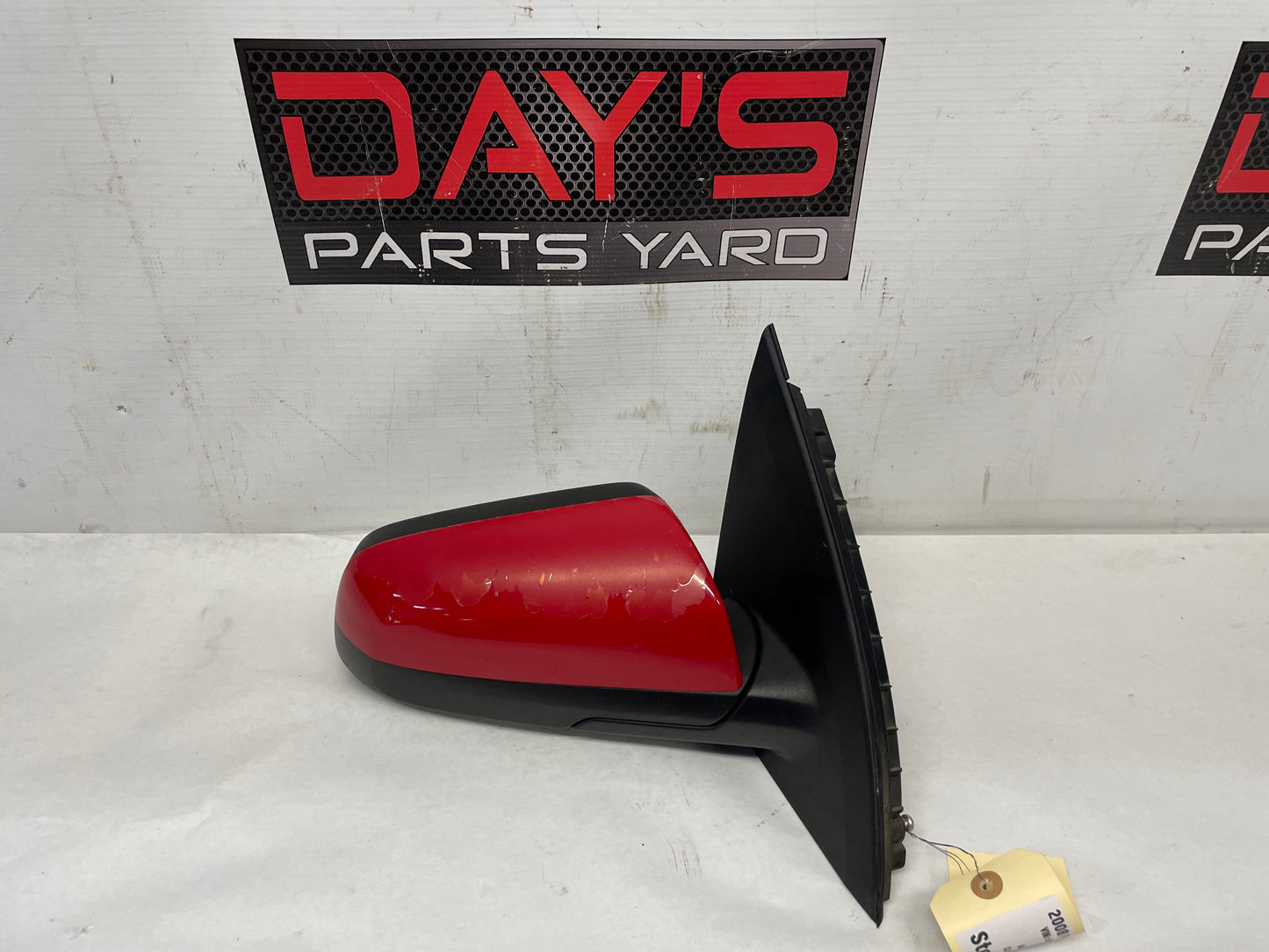 2008 Pontiac G8 GT RH Passenger Exterior Outside Door Mirror Red OEM - Day's Parts Yard