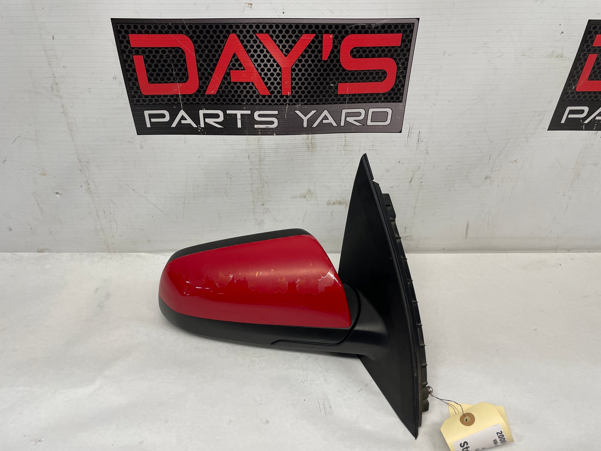 2008 Pontiac G8 GT RH Passenger Exterior Outside Door Mirror Red OEM - Day's Parts Yard