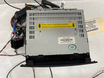 2005 Pontiac GTO Radio / CD Player Aftermarket Jensen - Day's Parts Yard