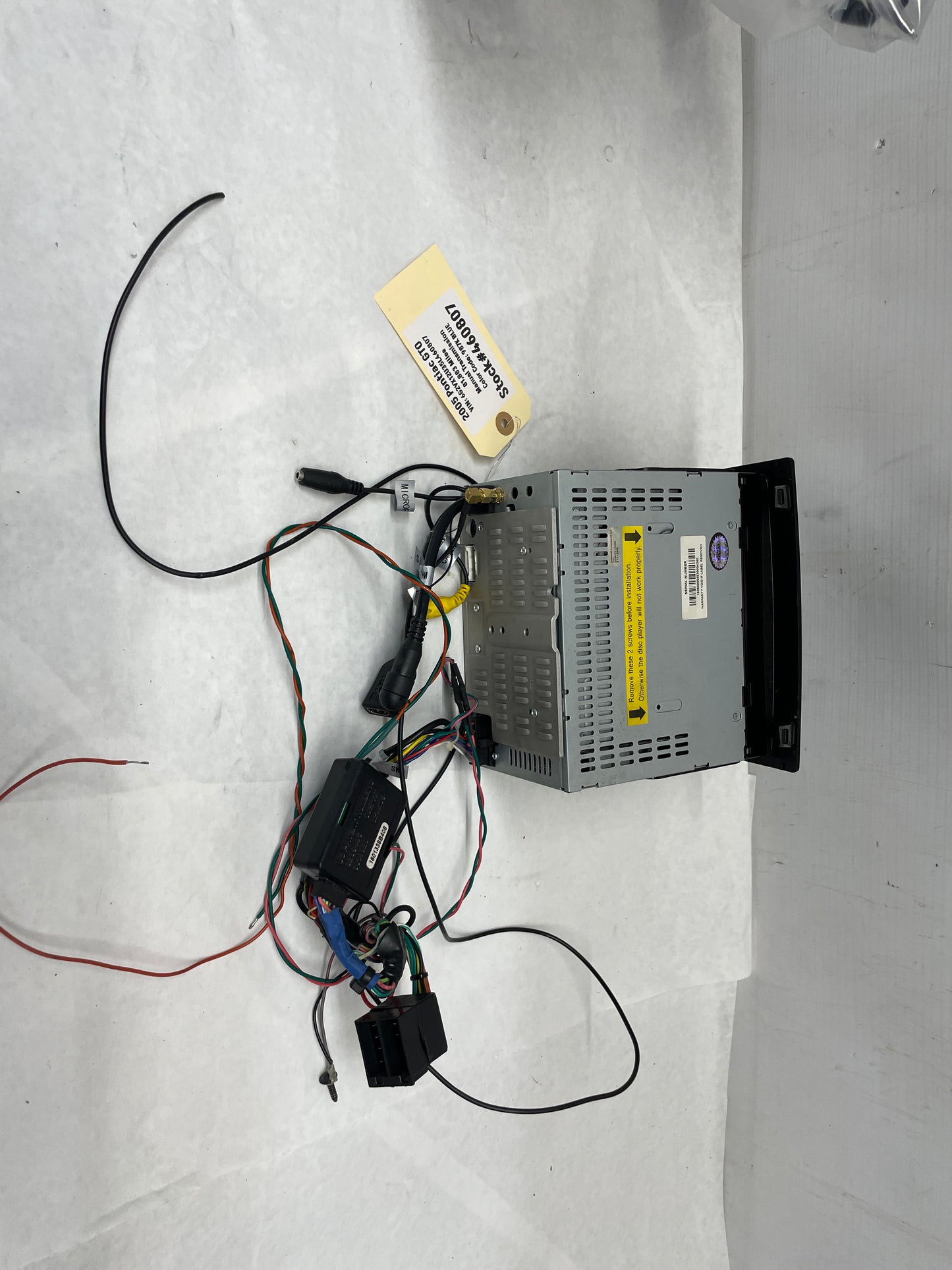 2005 Pontiac GTO Radio / CD Player Aftermarket Jensen - Day's Parts Yard