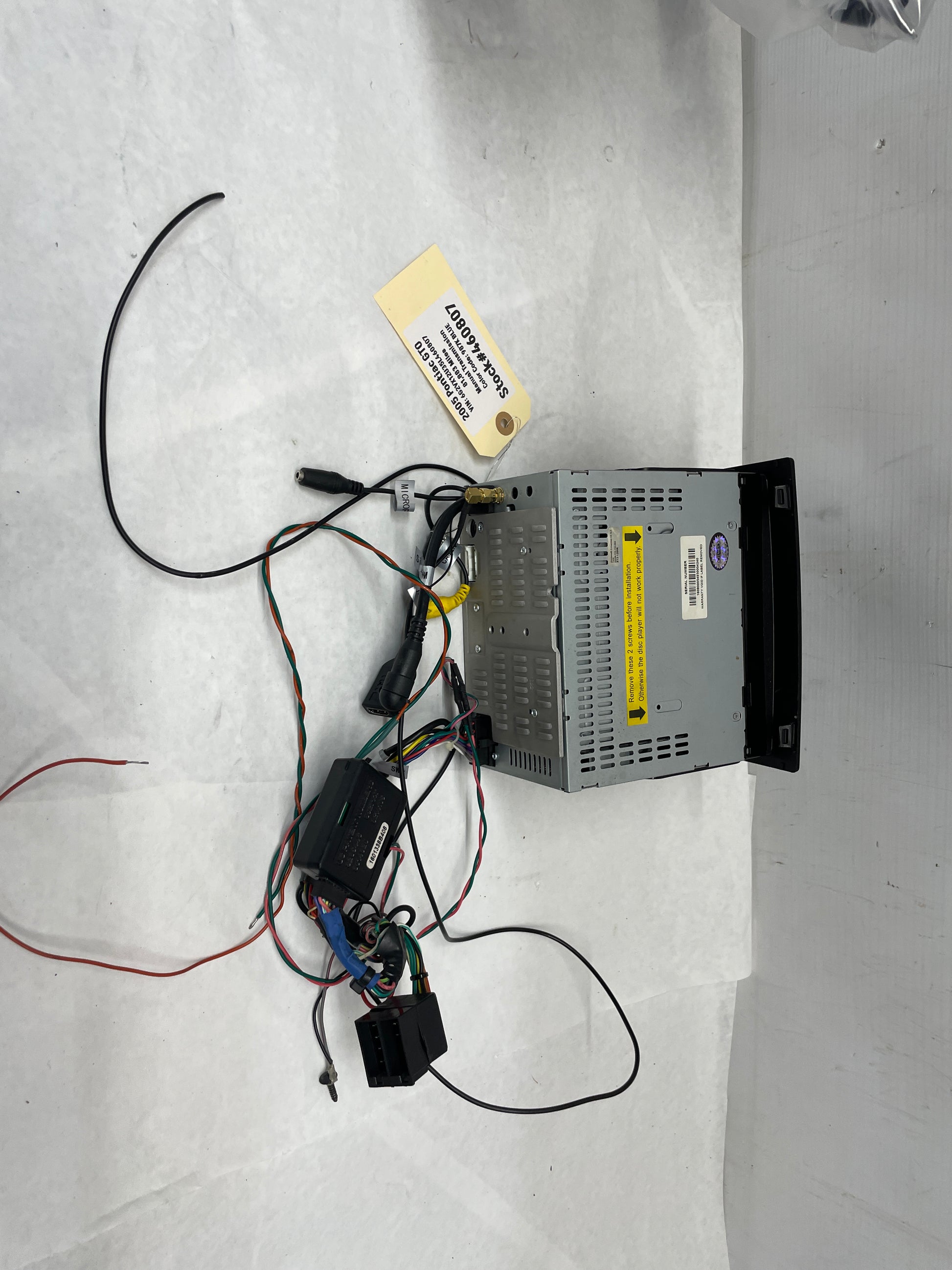 2005 Pontiac GTO Radio / CD Player Aftermarket Jensen - Day's Parts Yard