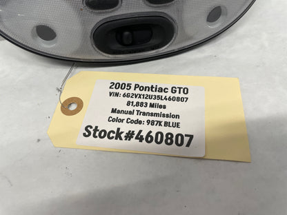 2005 Pontiac GTO Over Head Overhead Dome Reading Light Lamp OEM - Day's Parts Yard