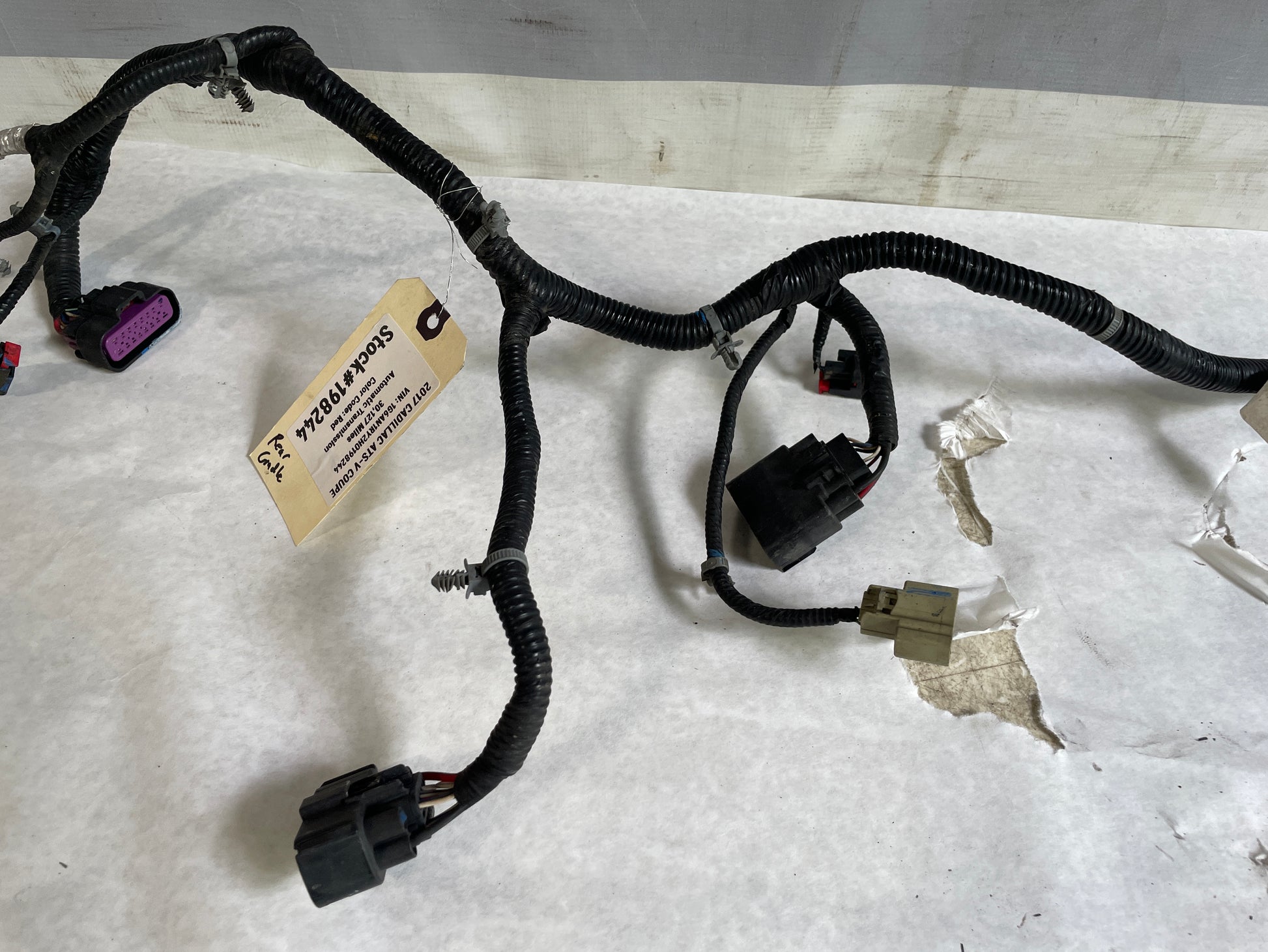 2017 Cadillac ATS-V Coupe Rear Cradle Subframe Wire Wiring Harness OEM - Day's Parts Yard