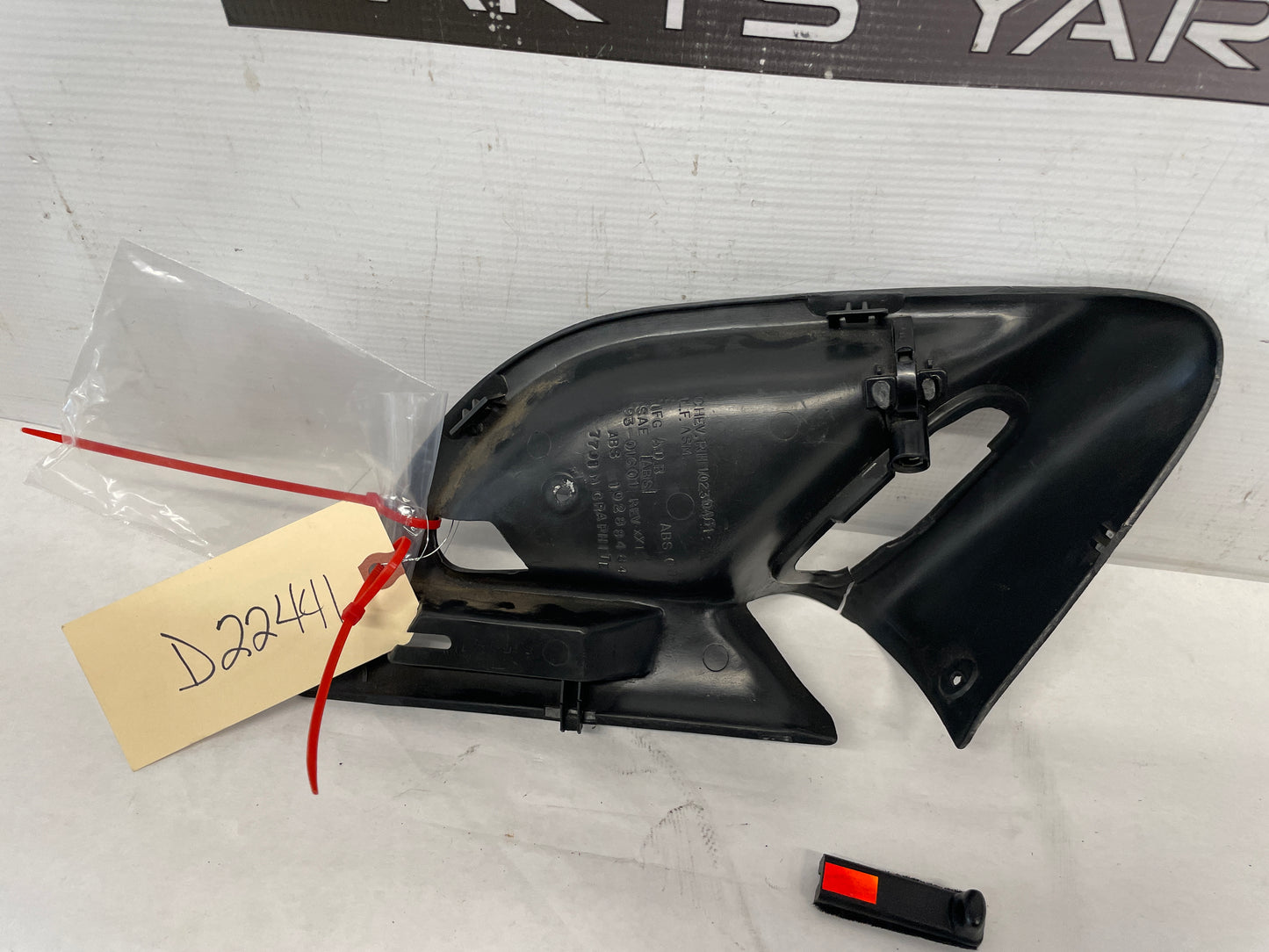 1999 Chevy Camaro Z28 SS RH Passenger Interior Door Handle Bezel Gray Grey OEM DAMAGED - Day's Parts Yard