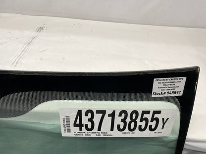 2014 Chevy Caprice PPV Front Windshield Glass OEM LOCAL PICK UP - Day's Parts Yard