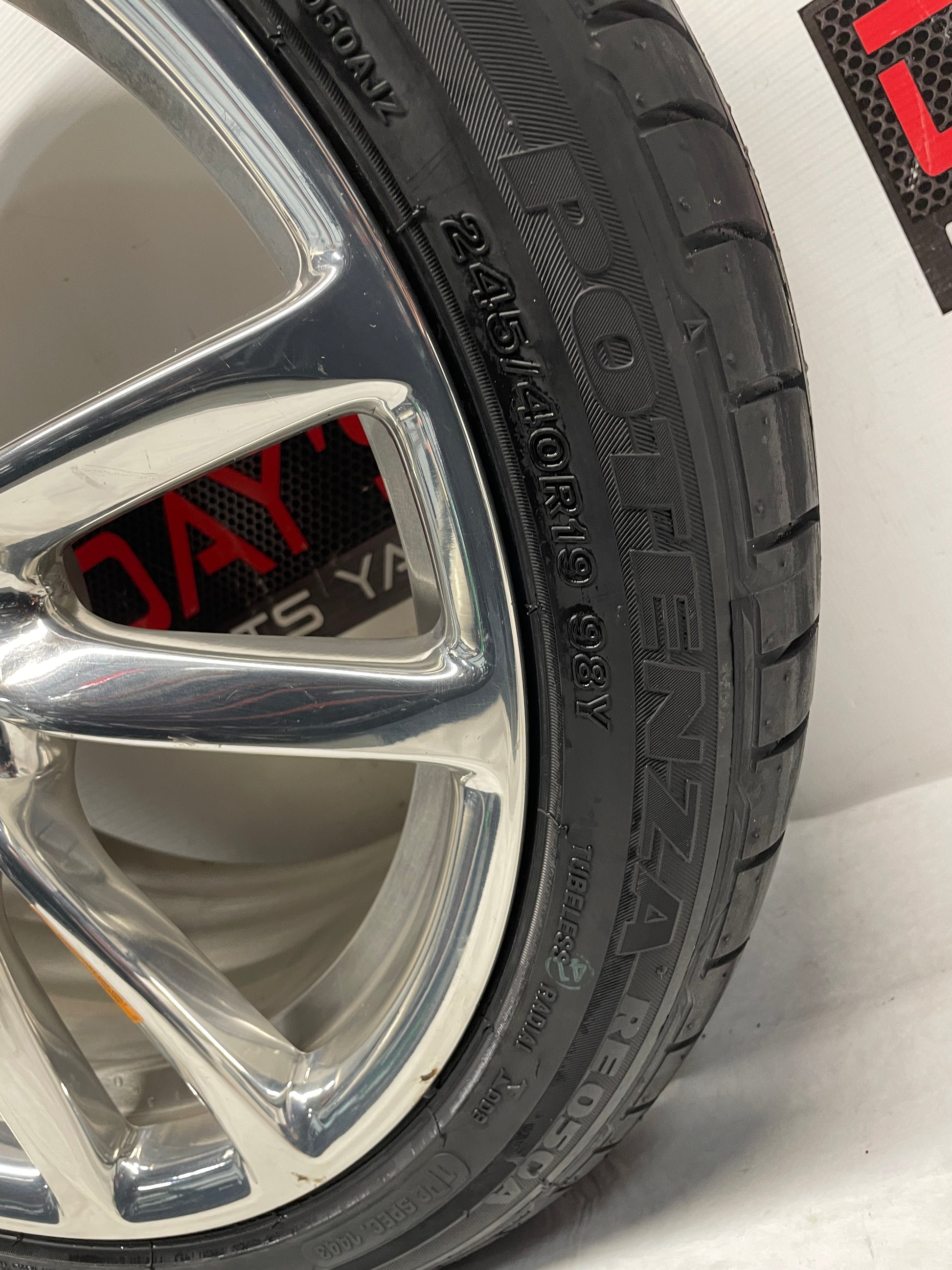 2015 Chevy SS Sedan Factory OEM Front Wheel 19X8.5 & Tire - Day's Parts Yard