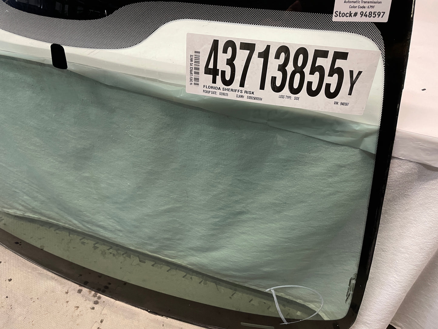 2014 Chevy Caprice PPV Front Windshield Glass OEM LOCAL PICK UP - Day's Parts Yard