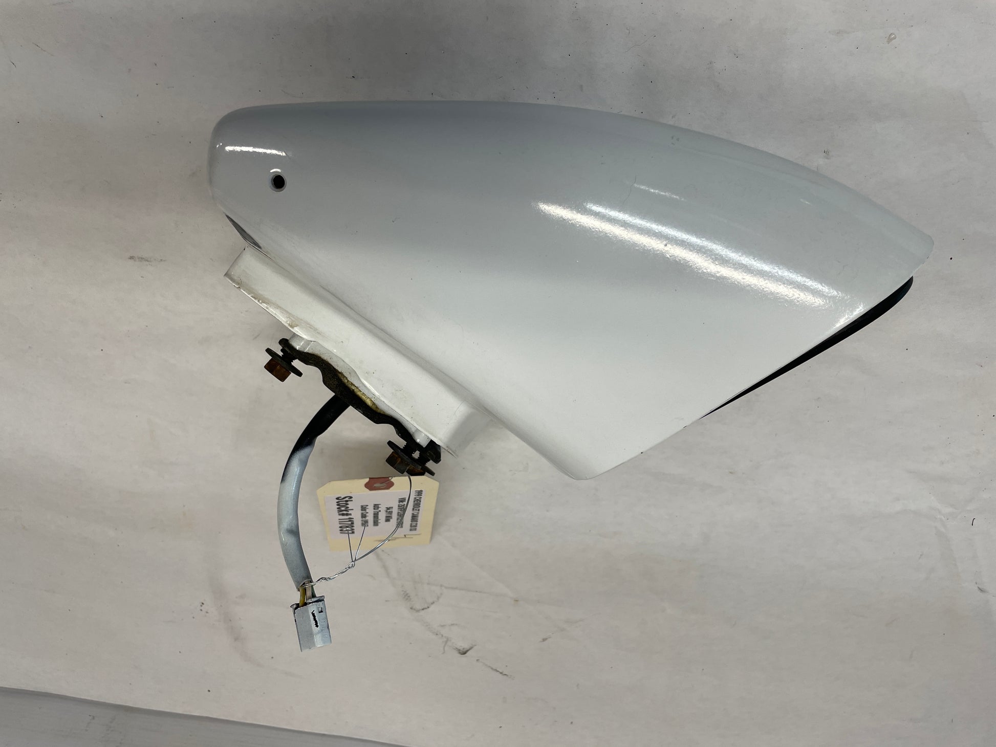 1999 Chevy Camaro Z28 SS LH Driver Exterior Mirror Assembly White OEM - Day's Parts Yard