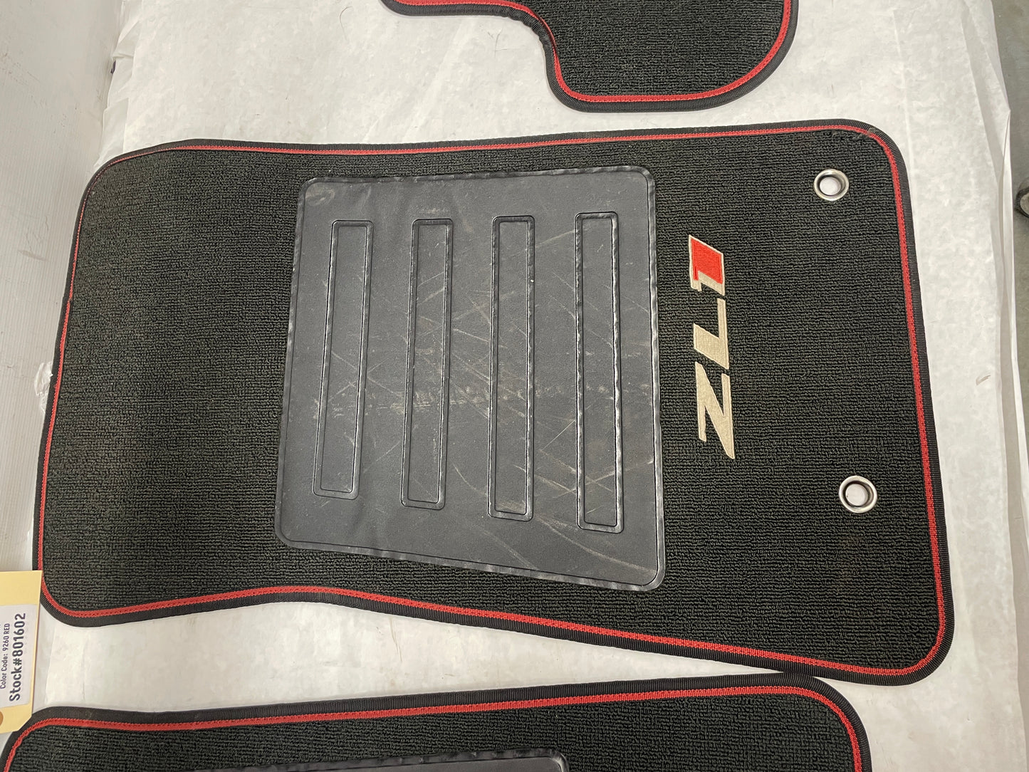 2013 Chevy Camaro ZL1 Front and Rear ZL1 Floor Mats OEM - Day's Parts Yard
