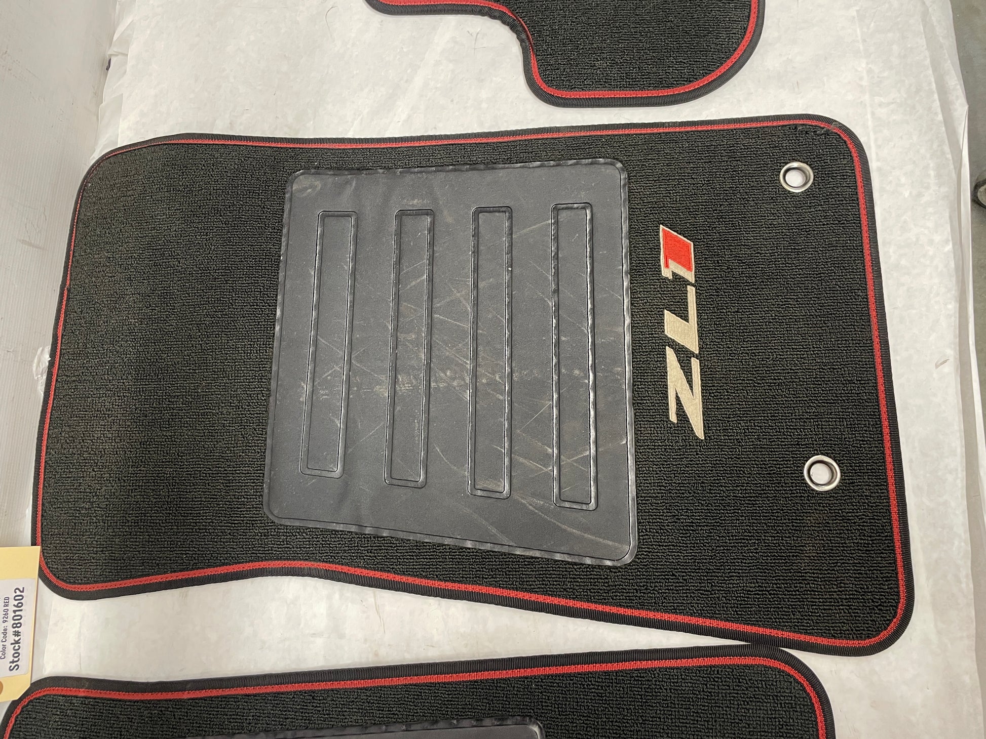 2013 Chevy Camaro ZL1 Front and Rear ZL1 Floor Mats OEM - Day's Parts Yard