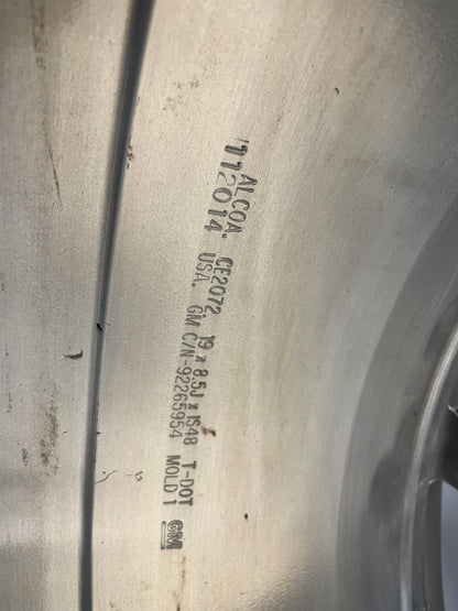 2015 Chevy SS Sedan Factory OEM Front Wheel 19X8.5 & Tire - Day's Parts Yard