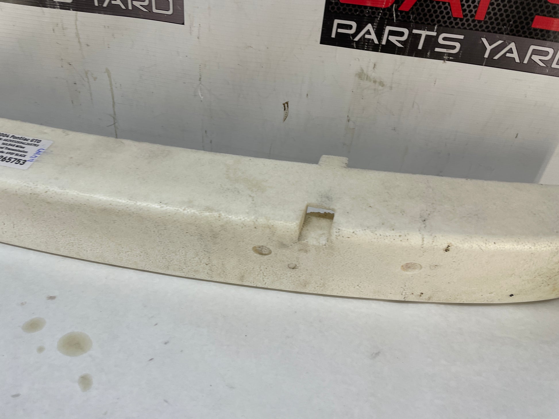 2004 Pontiac GTO Rear Bumper Foam Impact Bar Absorber OEM - Day's Parts Yard