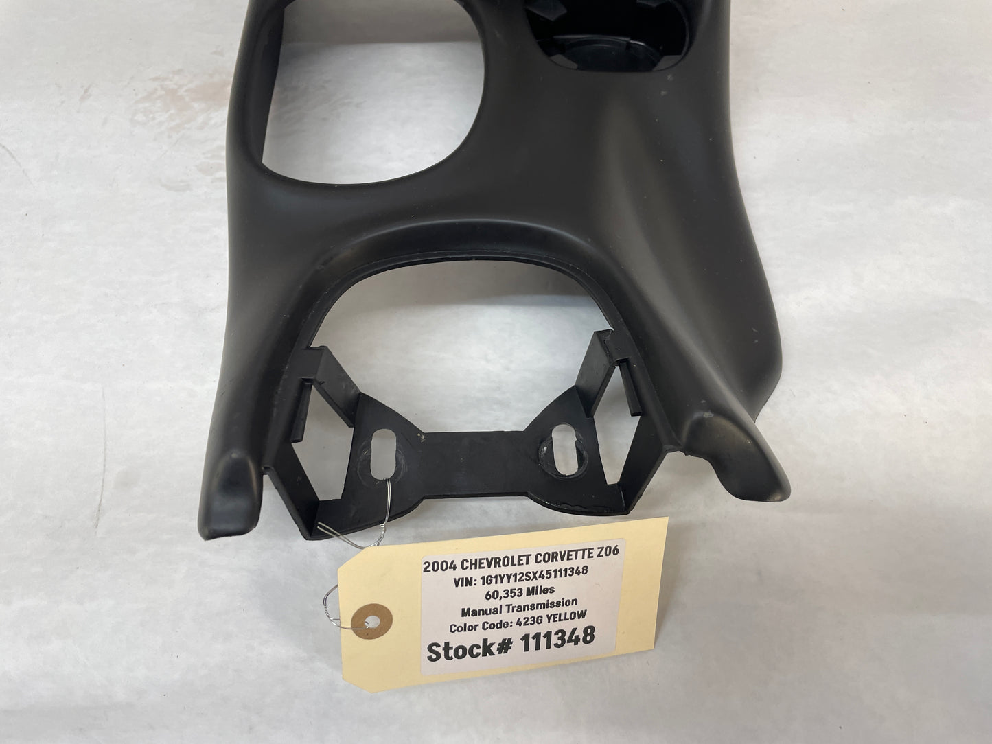 2004 Chevy C5 Corvette Z06 Front Center Console Radio Bezel Shifter Trim Panel OEM - Day's Parts Yard