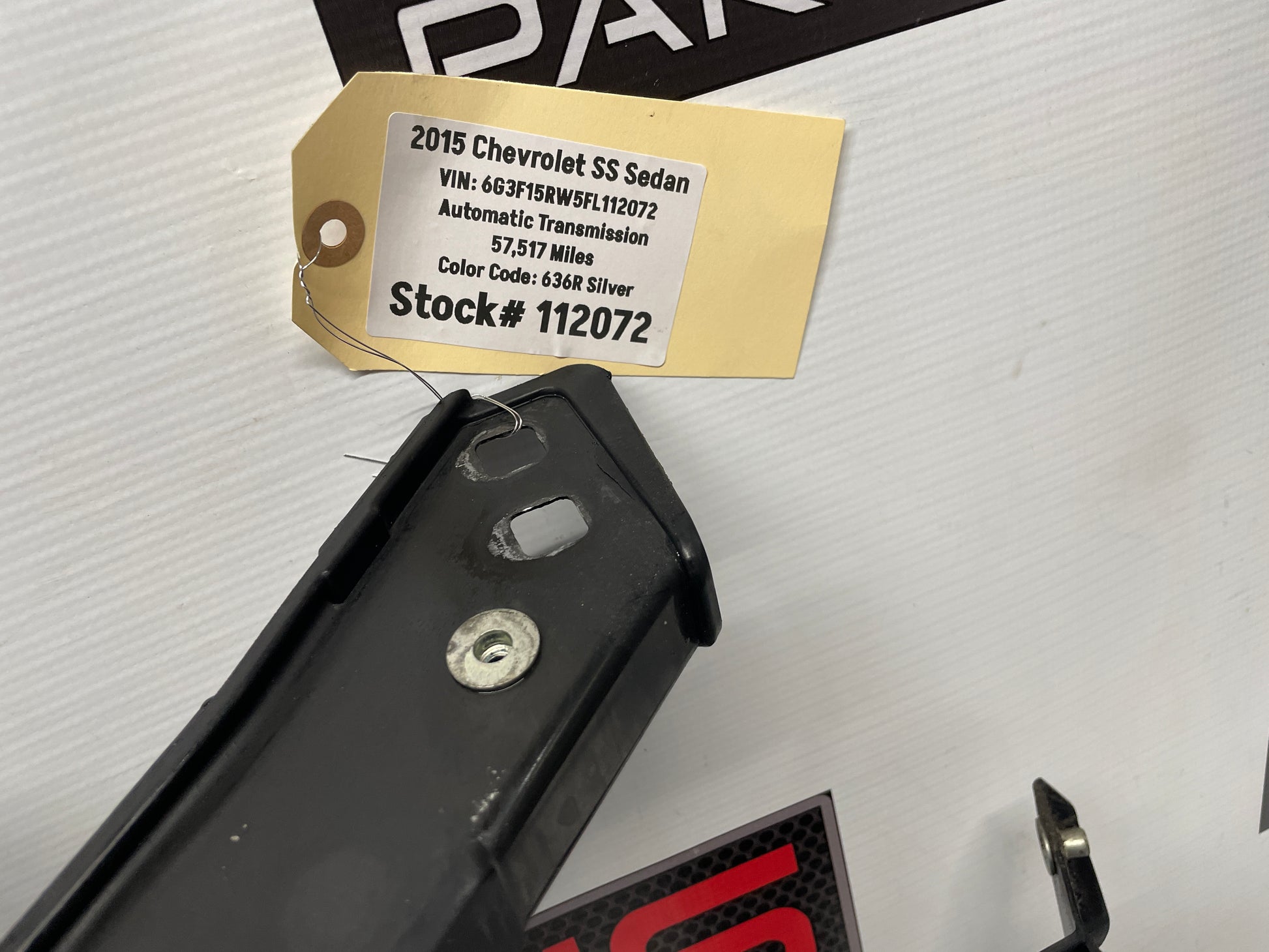 2015 Chevy SS Sedan  Front Radiator Core Support Bracket Brace Assembly OEM - Day's Parts Yard