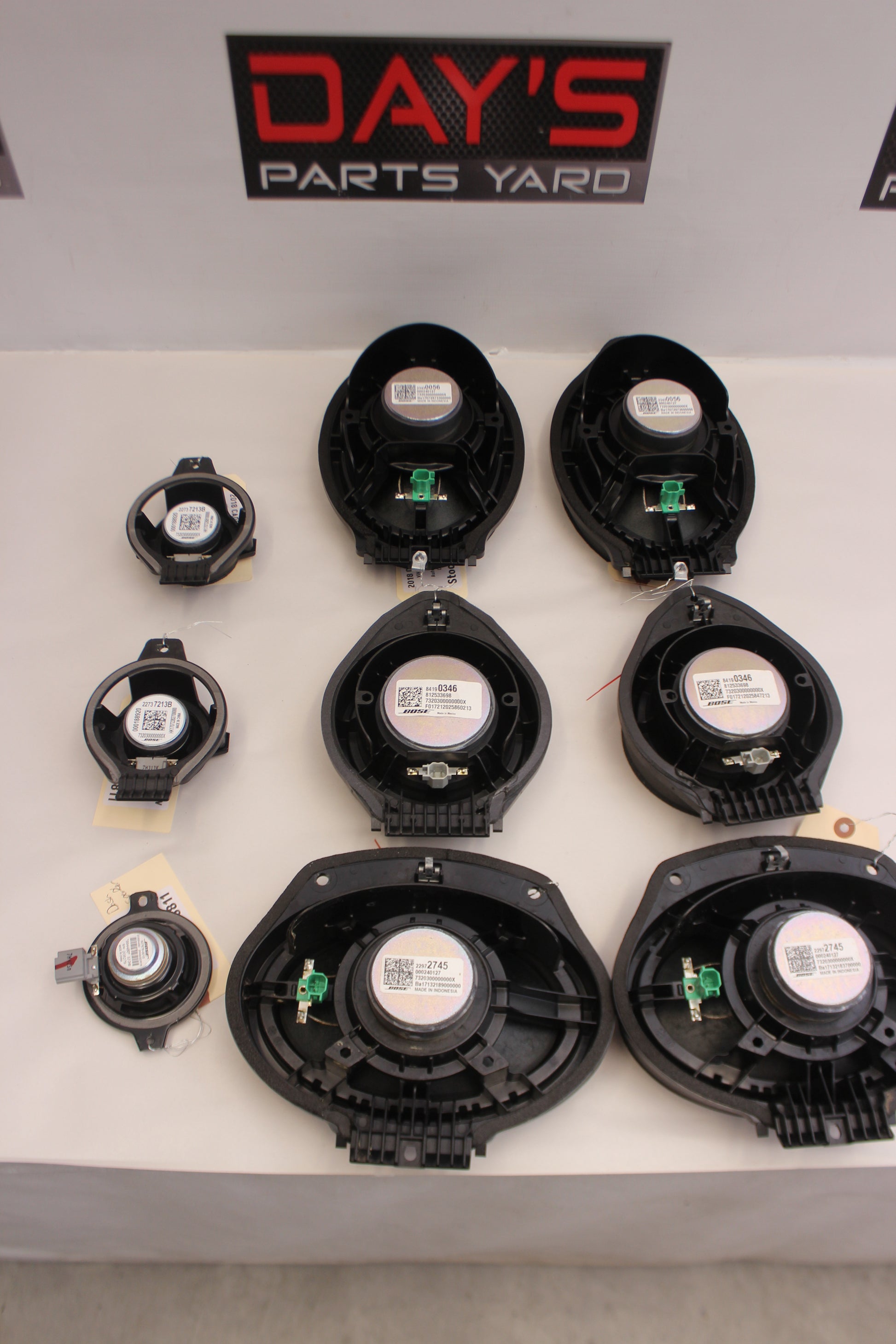 2018 Cadillac CTS-V Bose Speakers Complete Set OEM - Day's Parts Yard