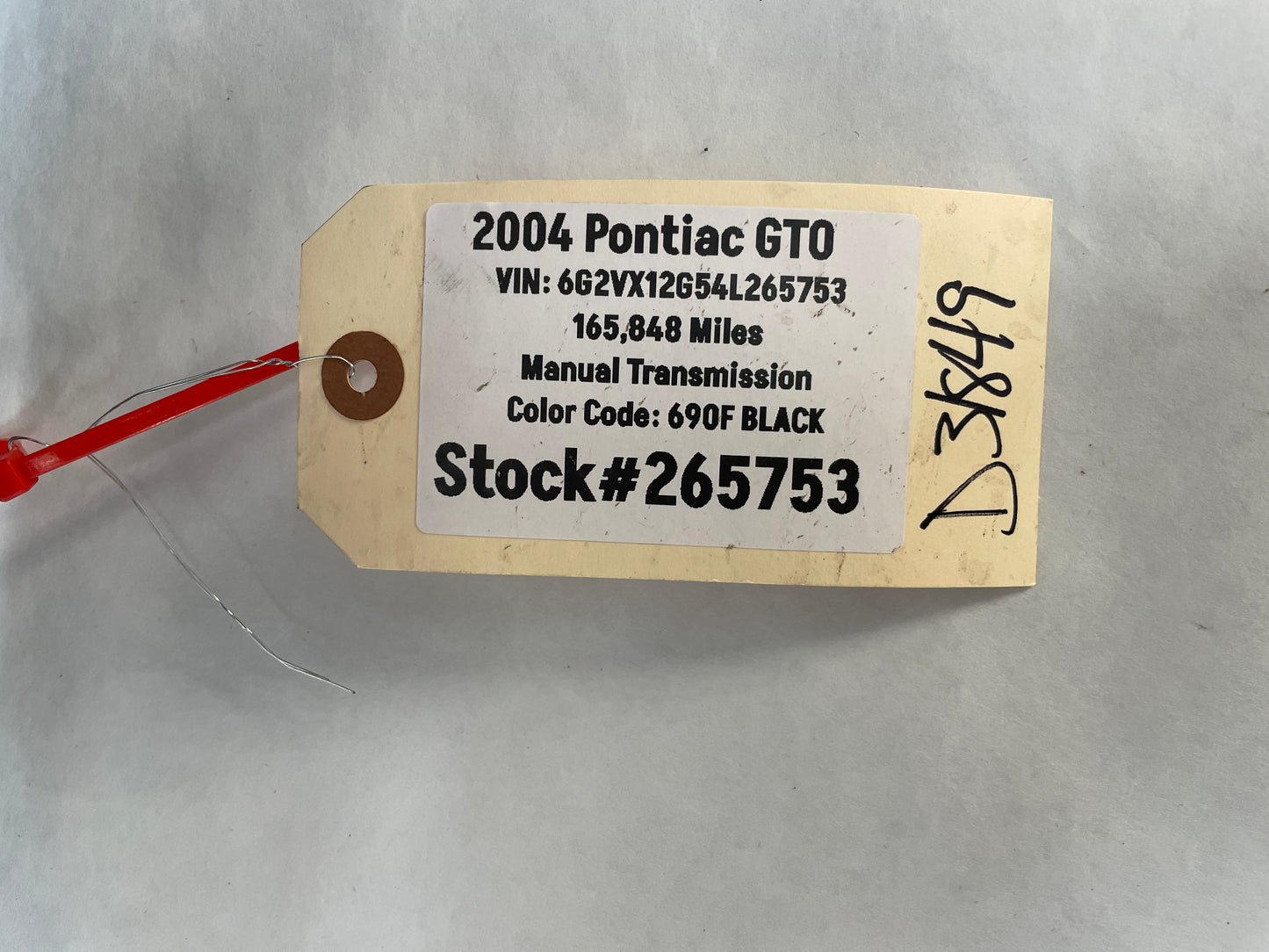 2004 Pontiac GTO RH Passenger Rear Quarter Fender Wheel House Well Liner OEM - Day's Parts Yard