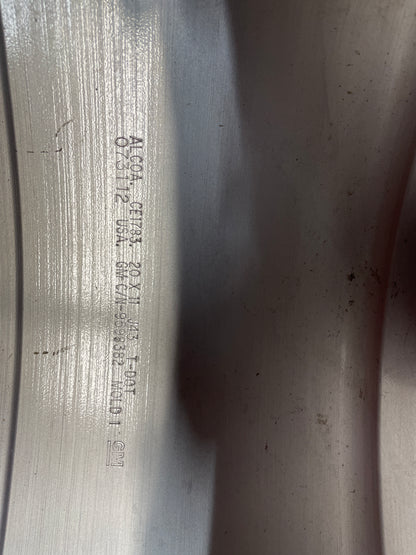 2013 Chevy Camaro ZL1 Rear ZL1 Wheel 20X11 OEM - Day's Parts Yard