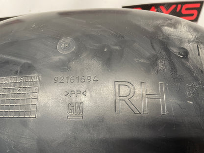 2008 Pontiac G8 GT RH Passenger Rear Fender Wheel House Well Liner OEM - Day's Parts Yard