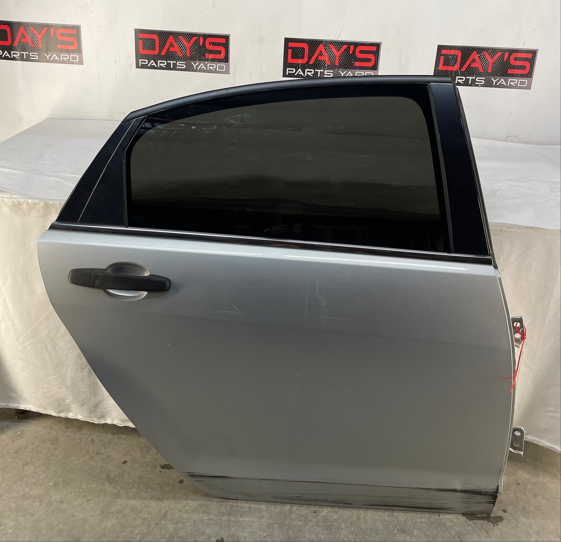 2013 Chevy Caprice PPV RH Passenger Rear Exterior Door Silver OEM - Day's Parts Yard