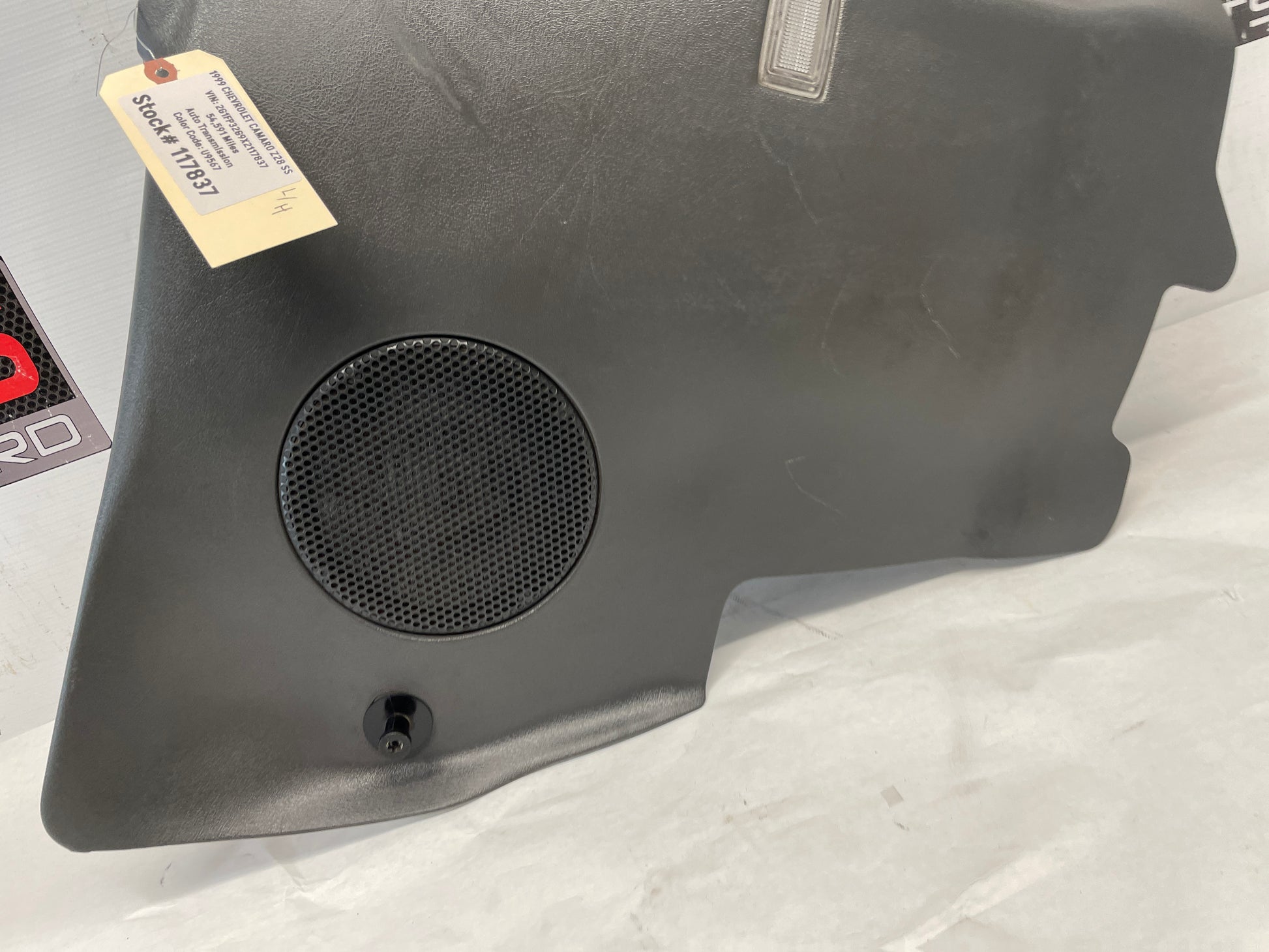 1999 Chevy Camaro Z28 SS Convertible LH Driver Rear Interior Quarter Panel Trim Grey Gray OEM - Day's Parts Yard