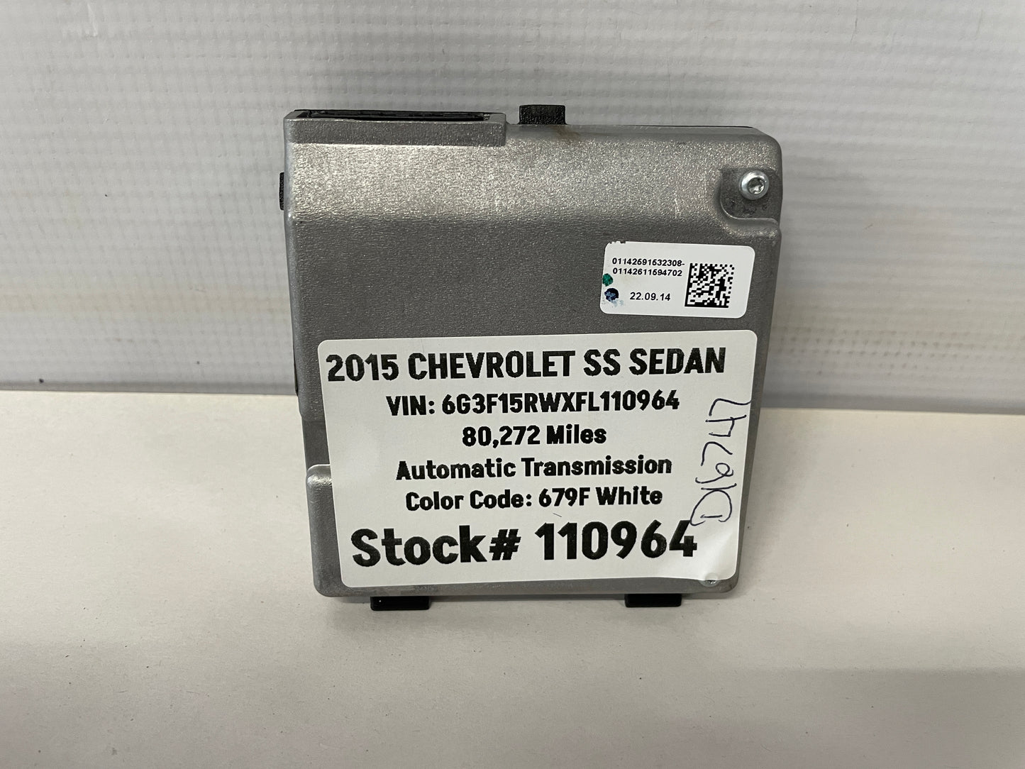 2015 Chevy SS Sedan Lane Departure Camera Module System OEM - Day's Parts Yard