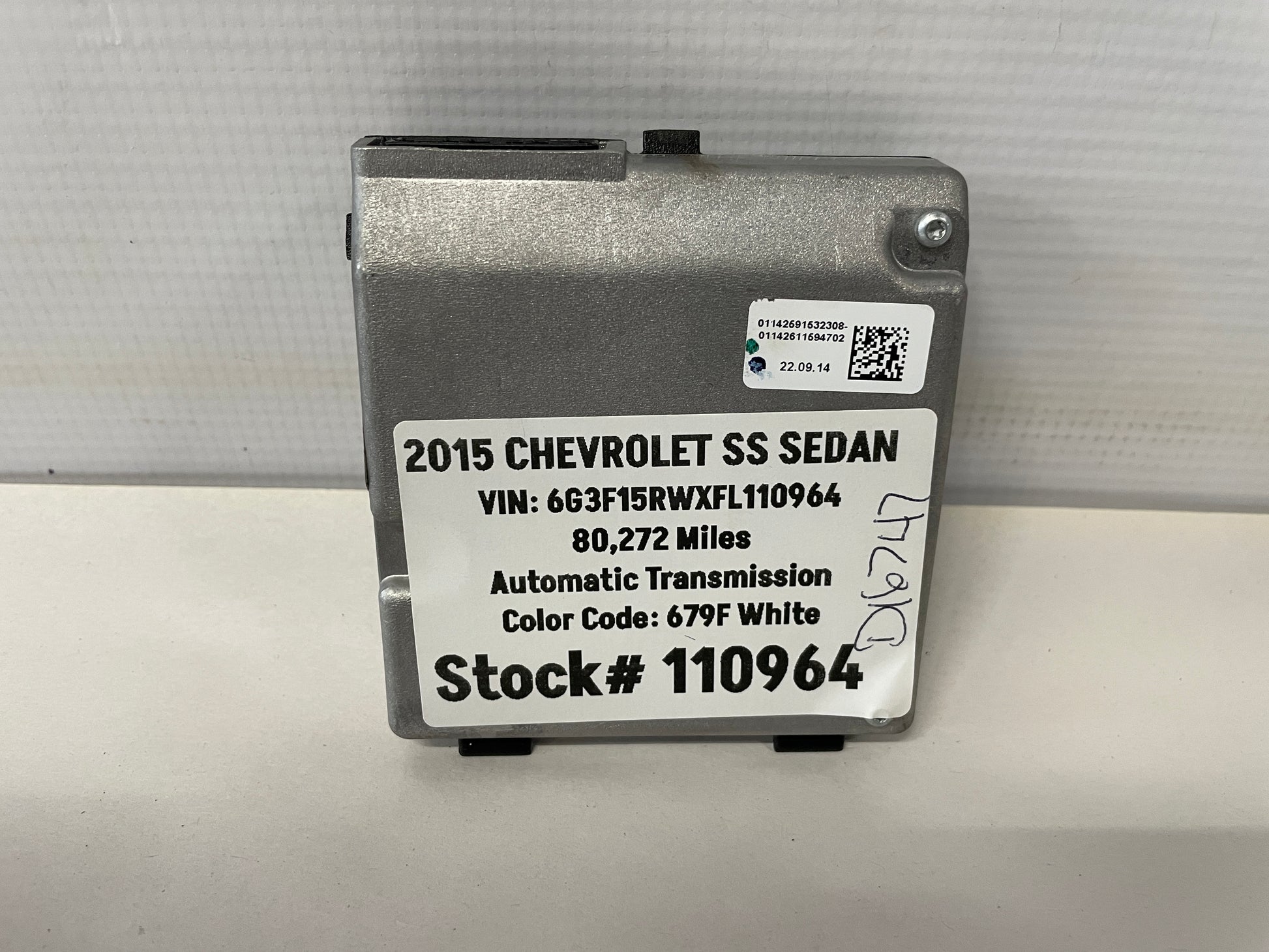 2015 Chevy SS Sedan Lane Departure Camera Module System OEM - Day's Parts Yard