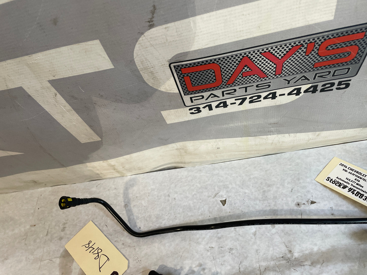 2010 Chevy Camaro SS Intake EVAP Lines Hoses OEM - Day's Parts Yard