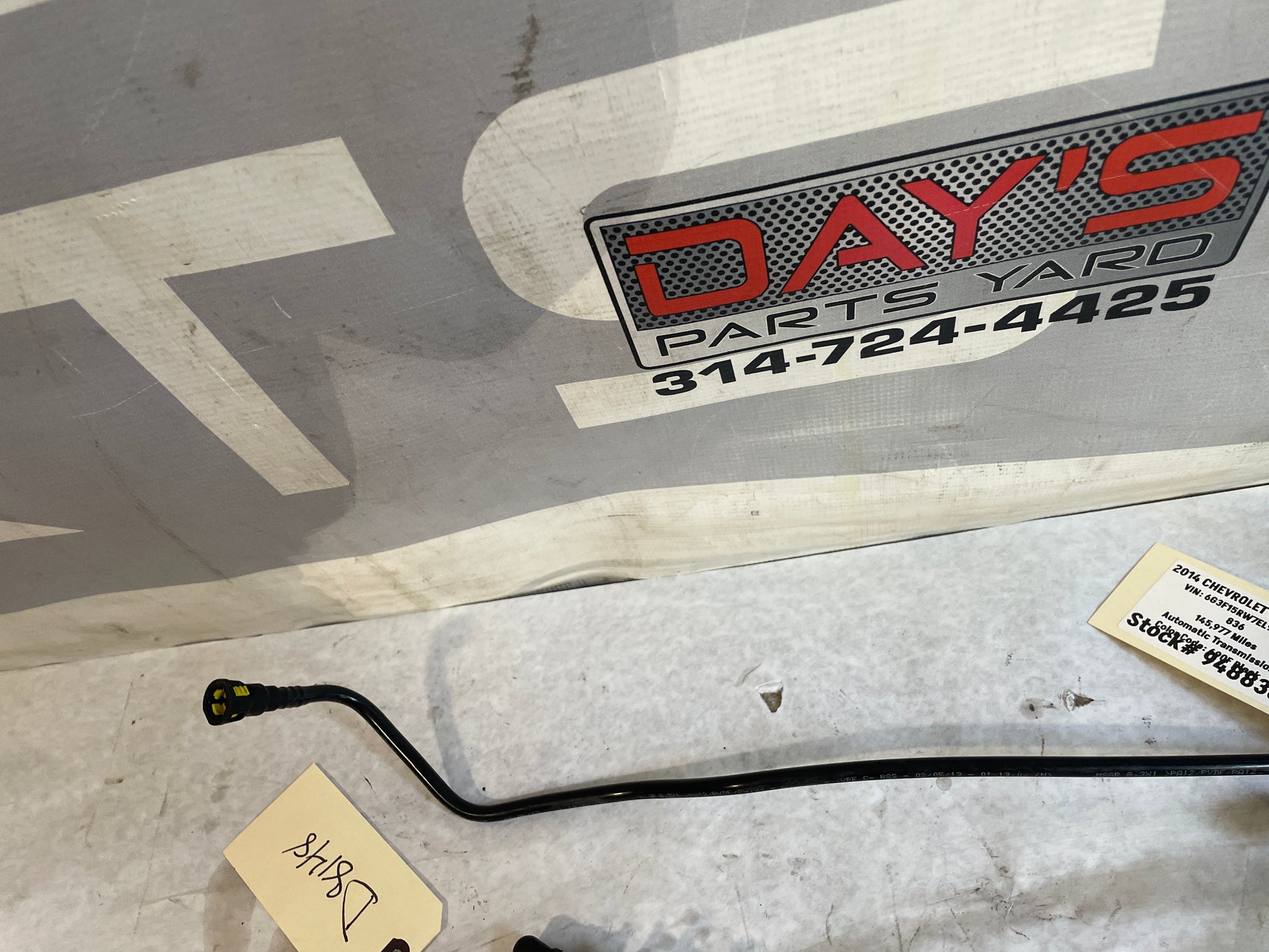 2010 Chevy Camaro SS Intake EVAP Lines Hoses OEM - Day's Parts Yard