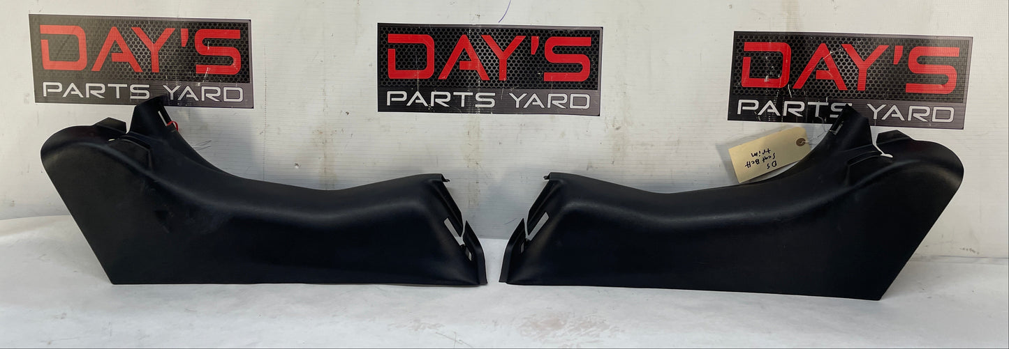 2004 Chevy C5 Corvette Z06 RH & LH B Pillar Seat Belt Cover Trim Panel OEM - Day's Parts Yard