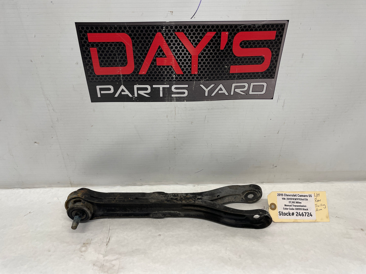 2015 Chevy Camaro SS LH Driver Rear Suspension Trailing Arm OEM