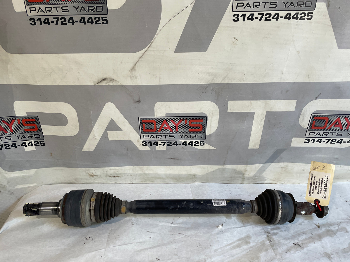 2010 Chevy Camaro SS RH Passenger CV Axle Half Shaft OEM - Day's Parts Yard