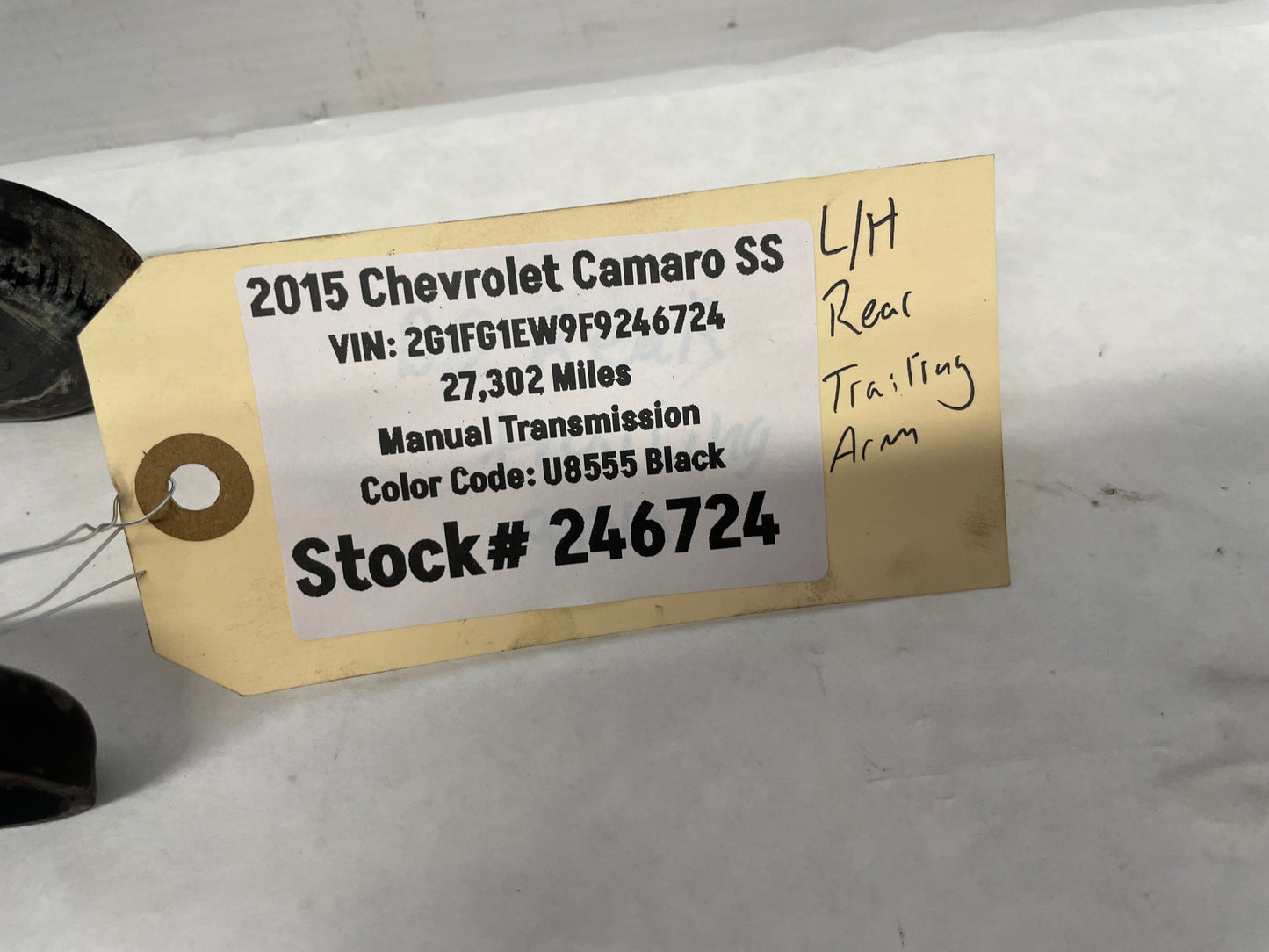 2015 Chevy Camaro SS LH Driver Rear Suspension Trailing Arm OEM