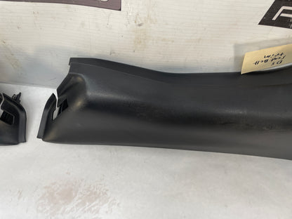 2004 Chevy C5 Corvette Z06 RH & LH B Pillar Seat Belt Cover Trim Panel OEM - Day's Parts Yard