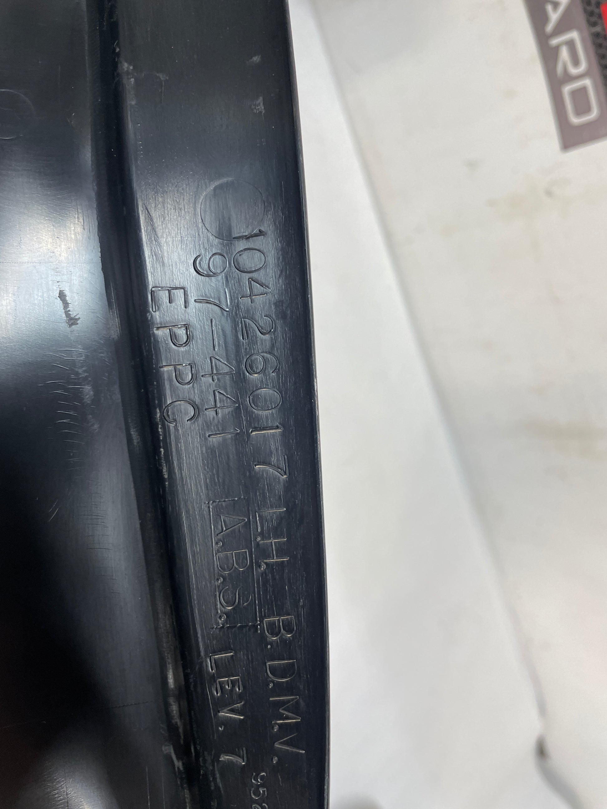 2004 Chevy C5 Corvette Z06 RH & LH B Pillar Seat Belt Cover Trim Panel OEM - Day's Parts Yard