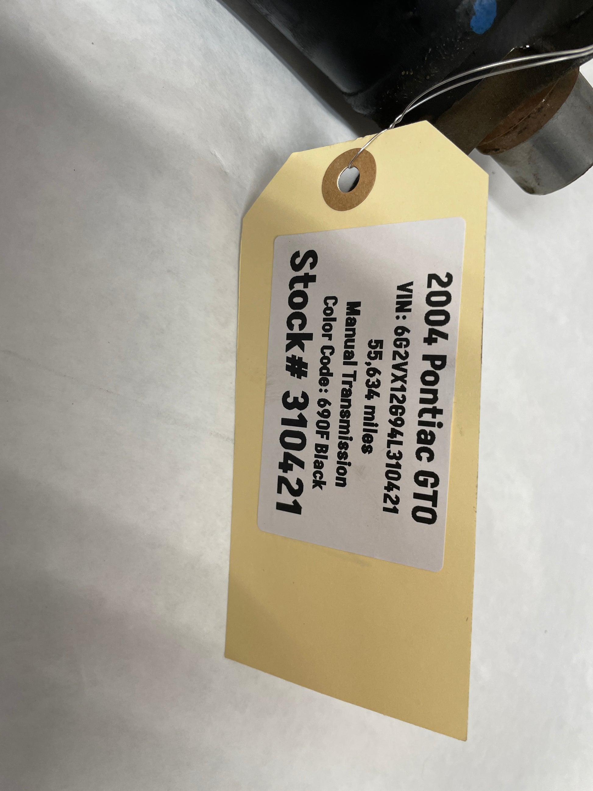 2004 Pontiac GTO Drive Shaft Driveshaft OEM - Day's Parts Yard